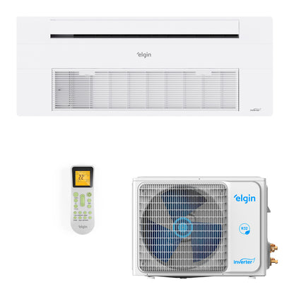 Ar Condicionado Cassete 1 Via Inverter Elgin One Air 12.000 BTU/h Quente/Frio 220v R-32 c/ Wi-Fi | KOQC12C2WACA