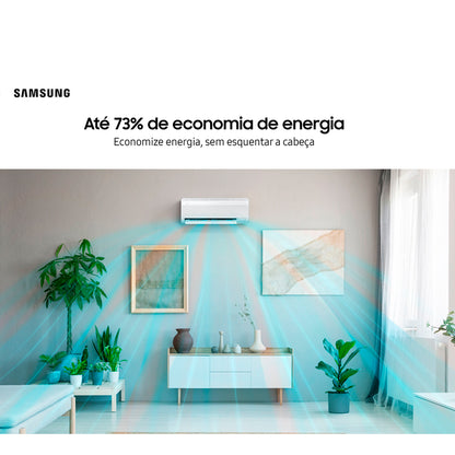 Ar Condicionado Split Hi-Wall Samsung Digital Inverter Ultra AI 11.000 Btu/h Frio 220V | AR12DYFZAWK/AZ