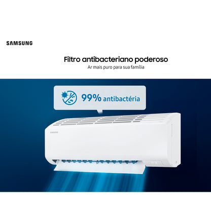 Ar Condicionado Split Hi-Wall Samsung Digital Inverter Ultra AI 11.000 Btu/h Frio 220V | AR12DYFZAWK/AZ