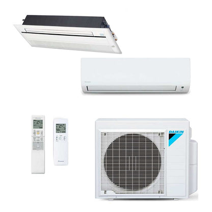 Ar Condicionado Daikin Multi Split Inverter 18.000 BTU (1x Cassete 1 Via 9.000 e 1x HW 9.000) Quente/Frio 220v