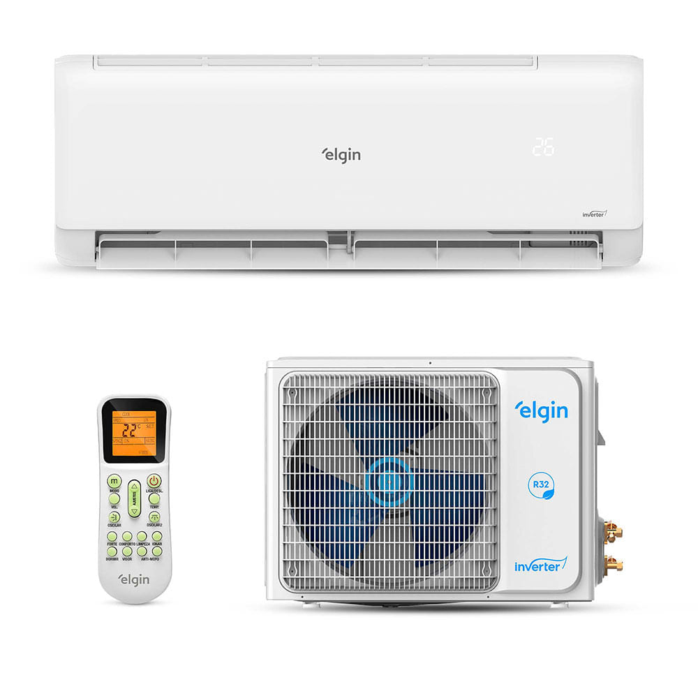 Ar Condicionado Split Hi Wall Inverter Elgin Eco II 9.000 BTU/h Frio 220v Wi-Fi