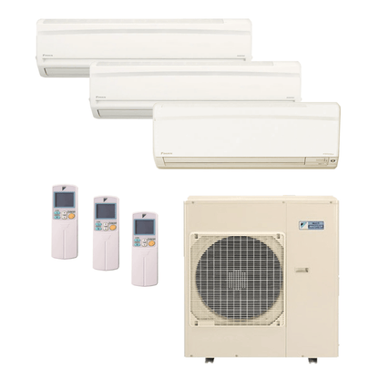 Ar Condicionado Daikin Multi Split Inverter 38.000 BTU (1x 12.000 2x 21.000) Quente/Frio 220v