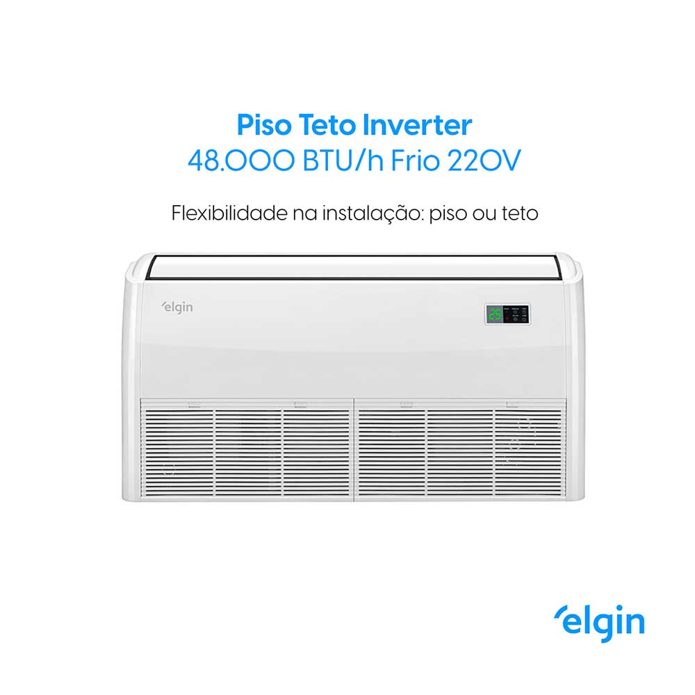 Ar Condicionado Piso Teto Inverter Elgin Eco 48.000 BTU/h Frio 220v