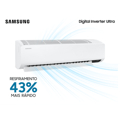 Ar Condicionado Split Hi Wall Samsung Digital Ultra Inverter 12.000 BTU/h Quente/Frio 220v