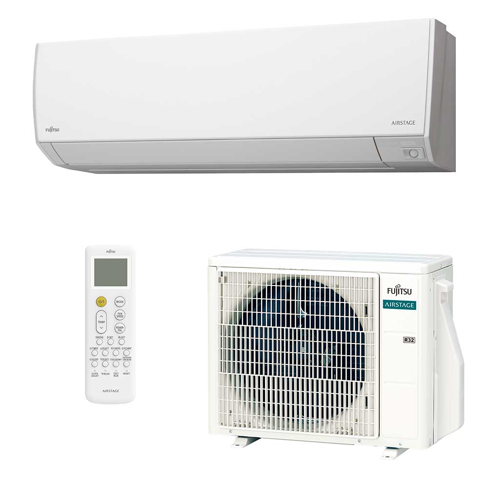 Ar Condicionado Split Hi Wall Inverter Fujitsu Premium Airstage 12.000 BTU/h Quente/Frio 220v