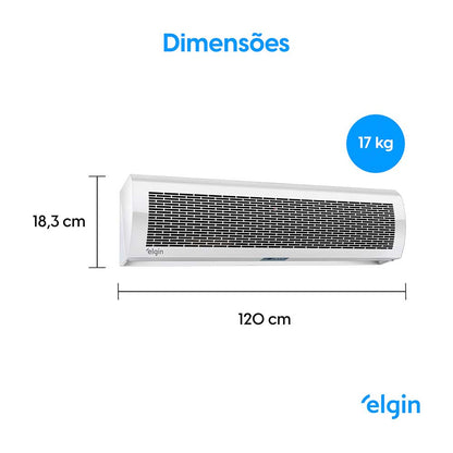 Cortina de Ar Elgin Compact 120cm 220v