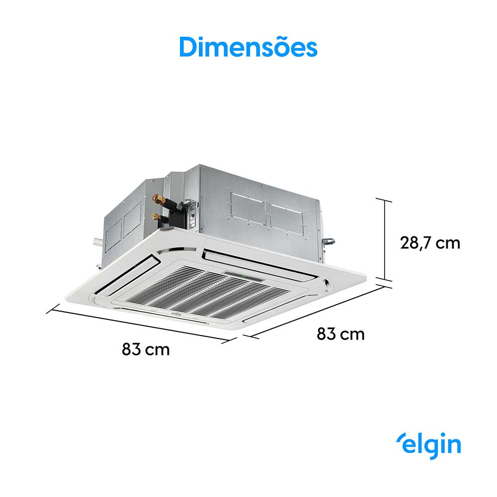 Ar Condicionado Cassete Inverter Elgin 48.000 BTU/h Frio 220v