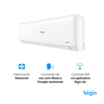 Ar Condicionado Split Hi Wall Inverter Elgin Eco II 30.000 BTU/h Frio 220v Wi-Fi