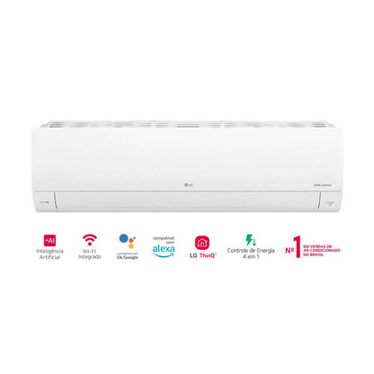 Ar Condicionado Split Hi Wall LG Dual Inverter Voice +AI 18.000 BTU/h Quente/Frio 220v