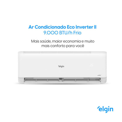 Ar Condicionado Split Hi Wall Inverter Elgin Eco II 9.000 BTU/h Frio 220v