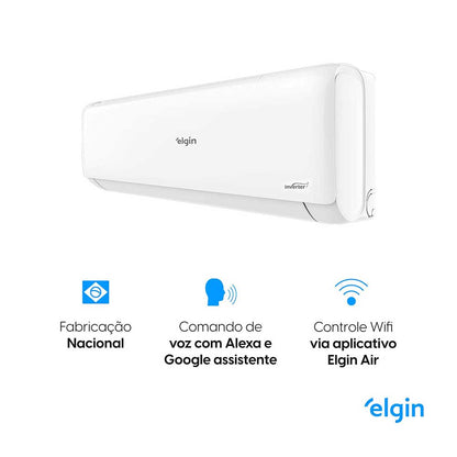 Ar Condicionado Split Hi Wall Inverter Elgin Eco II 24.000 BTU/h Frio 220v Wi-Fi