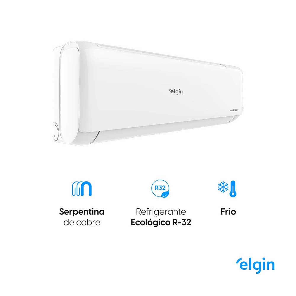 Ar Condicionado Split Hi Wall Inverter Elgin Eco II 12.000 BTU/h Frio 220v Wi-Fi