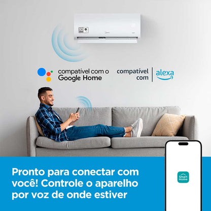 Ar Condicionado Split Hi Wall Inverter Midea Xtreme Save Connect 18.000 BTU/h Frio 220v