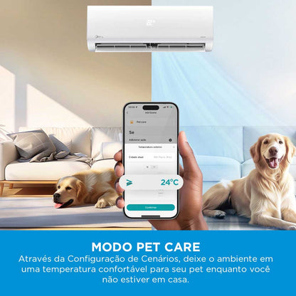 Ar Condicionado Split Hi-Wall Midea Inverter Xtreme Save AI Connect 12.000 BTU/h Frio 220V R-32