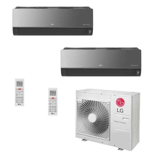 Ar Condicionado Multi-Split LG Artcool Inverter 30.000 BTU (1x 8.500 e 1x 22.500) Quente/Frio 220v