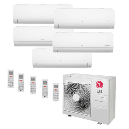 Ar Condicionado Multi-Split LG 48.000 BTU (3x 11.900 BTU e 2x 17.100 BTU) Quente/Frio 220v