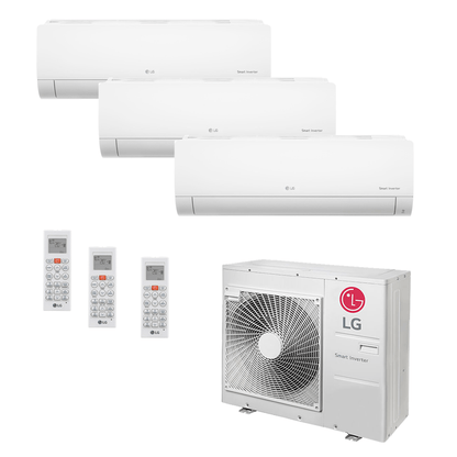 Ar Condicionado Multi-Split LG Inverter 30.000 BTU (1x 8.500 e 2x 11.900) Quente/Frio 220v