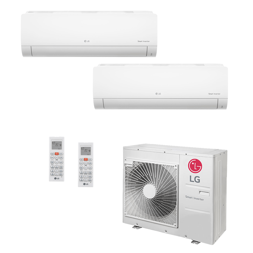 Ar Condicionado Multi-Split LG Inverter 36.000 BTU (1x 17.100 e 1x 22.500) Quente/Frio 220v