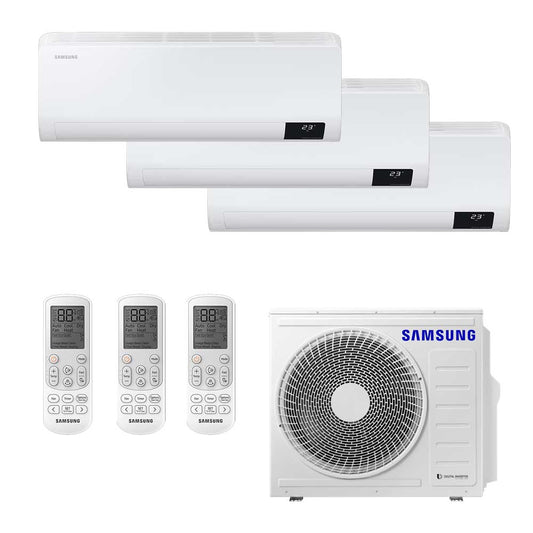 Ar Condicionado Multi Split Samsung Ultra Inverter 24.000 BTU (3x 12.000) Quente/Frio 220v