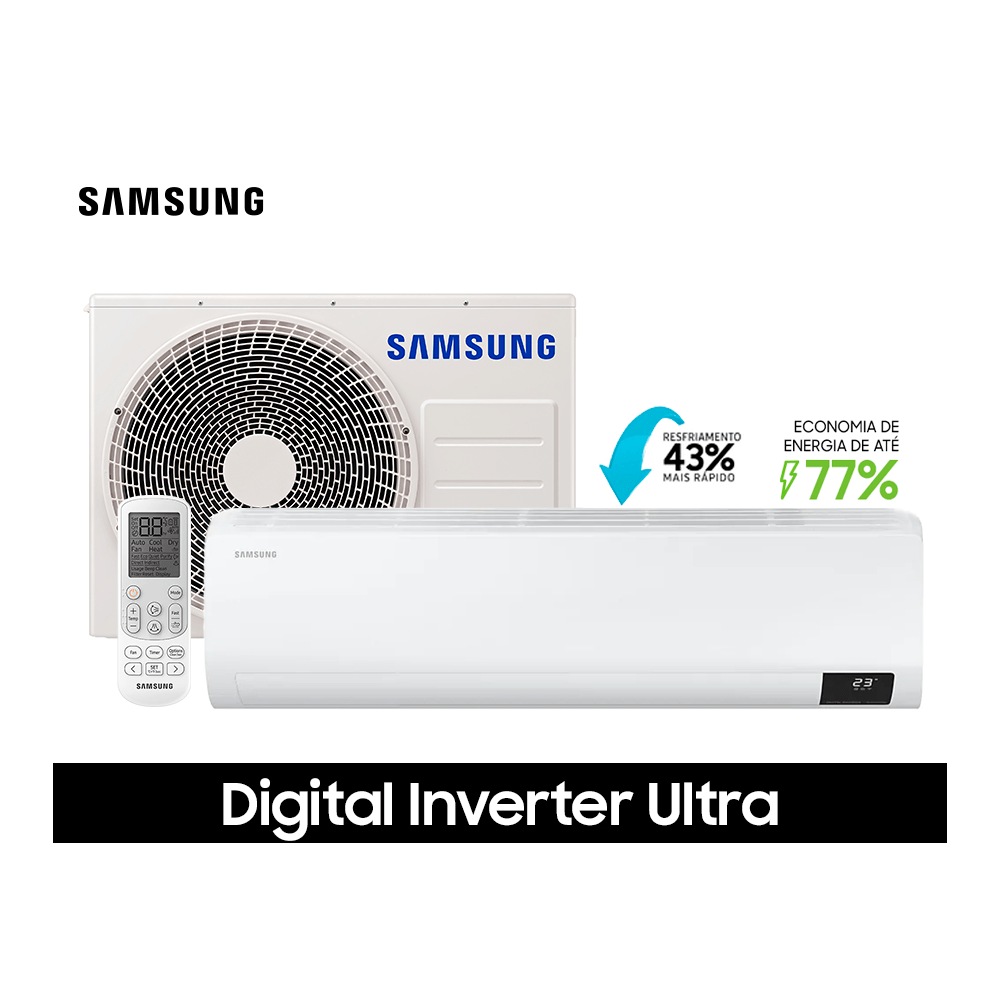 Ar Condicionado Split Hi Wall Samsung Digital Ultra Inverter 22.000 BTU/h Frio 220v