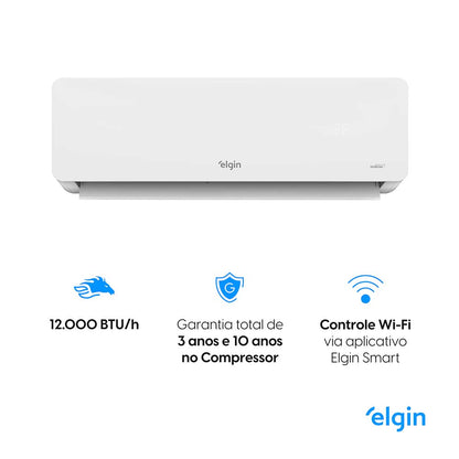 Ar Condicionado Split Hi Wall Inverter Elgin Eco Dream Wi-Fi 12.000 BTU/h Quente/Frio 220v