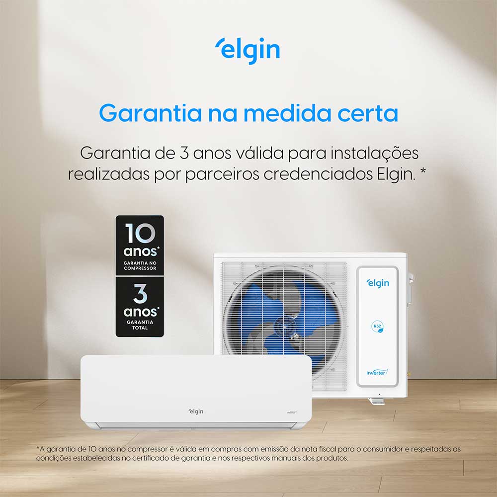 Ar Condicionado Split Hi-Wall Elgin Eco Dream Inverter Wi-Fi 24.000 BTU Frio 220v