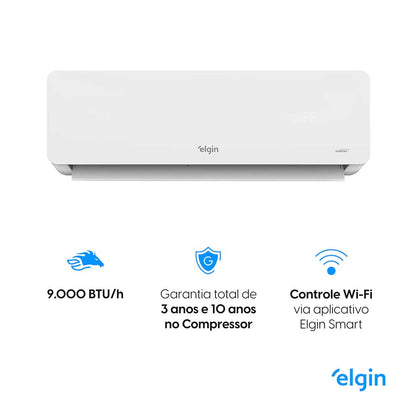 Ar Condicionado Split Hi Wall Inverter Elgin Eco Dream Wi-Fi 9.000 BTU/h Frio 220v