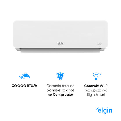 Ar Condicionado Split Hi-Wall Elgin Eco Dream Inverter Wi-Fi 30.000 BTU/h R-32 Frio 220V | HIFC30C2WACA