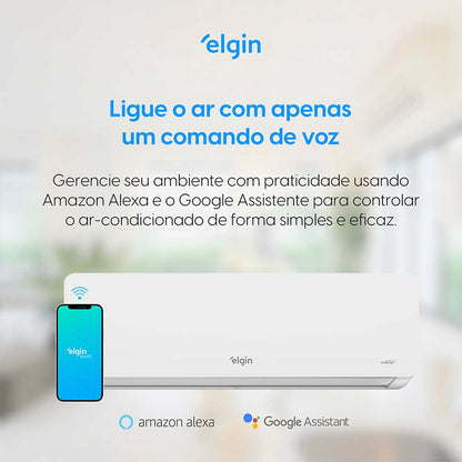 Ar Condicionado Split Hi-Wall Elgin Eco Dream Inverter Wi-Fi 24.000 BTU Frio 220v