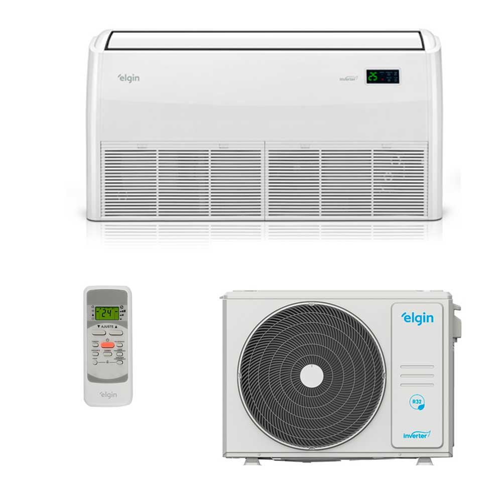 Ar Condicionado Piso Teto Inverter Elgin Eco 30.000 BTU/h Quente/Frio 220v