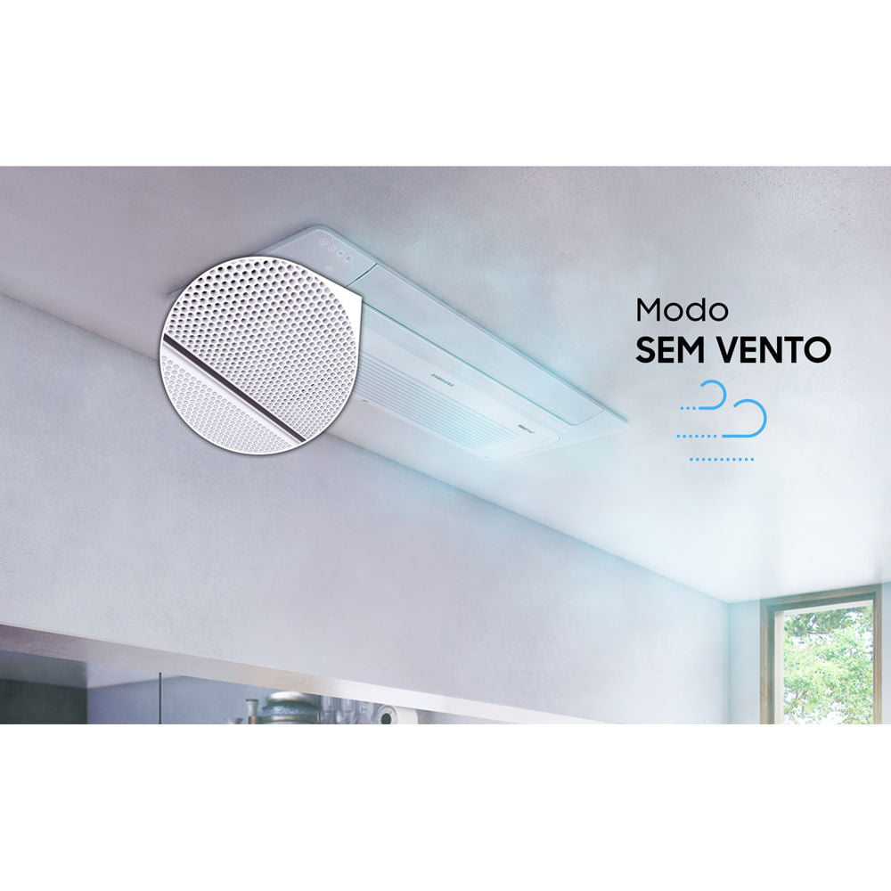 Ar Condicionado Cassete 1 Via Inverter Samsung WindFree 17.000 BTU/h Quente/Frio 220v Wi-Fi