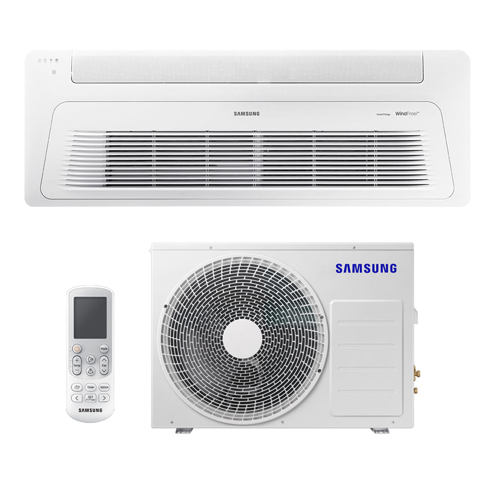 Ar Condicionado Cassete 1 Via Inverter Samsung WindFree 24.000 BTU/h Quente/Frio 220v Wi-Fi