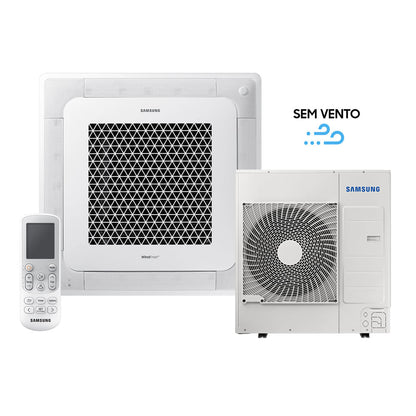 Ar Condicionado Cassete 4 Vias Inverter Samsung WindFree 36.000 BTU/h Quente/Frio 220v Wi-Fi